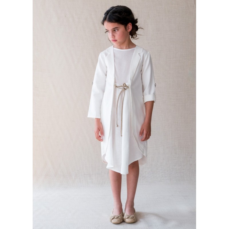 Vestido SALIERI Crudo