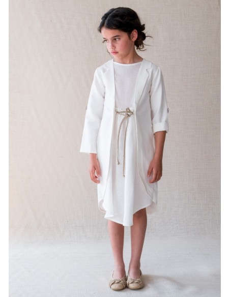 Vestido SALIERI Crudo