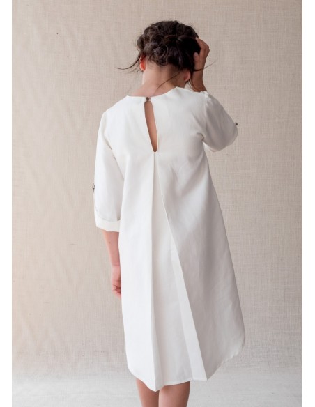 Vestido SALIERI Crudo