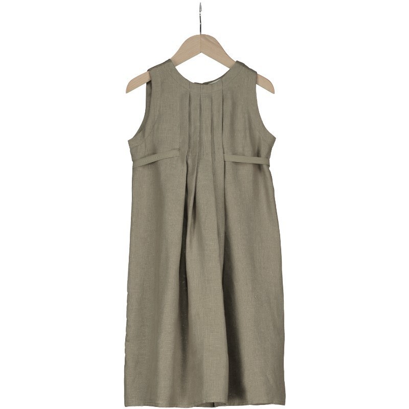 Sleeveless Dress BACH Natural Linen