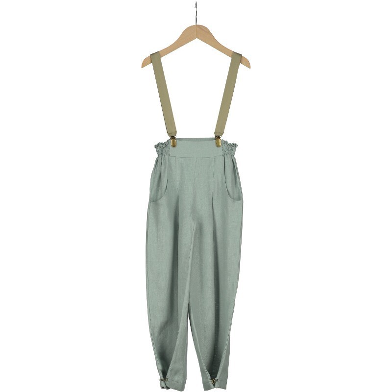 PA02-Pantalon LISZT LINO Verde