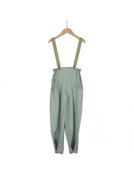 PA02-Pantalon LISZT LINO Verde