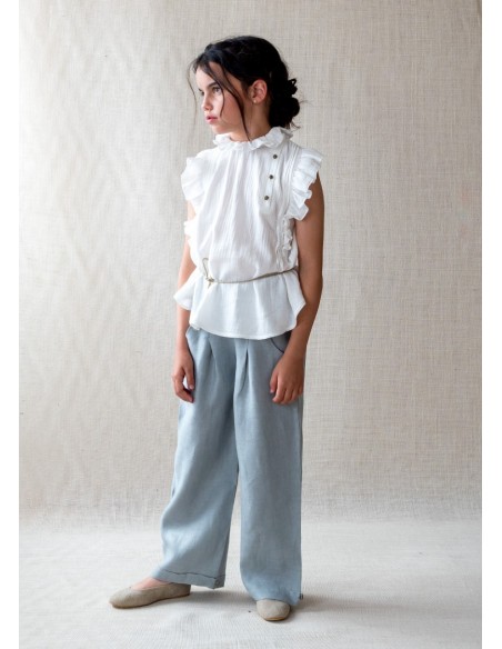 PA02-Pantalon LISZT LINO Verde