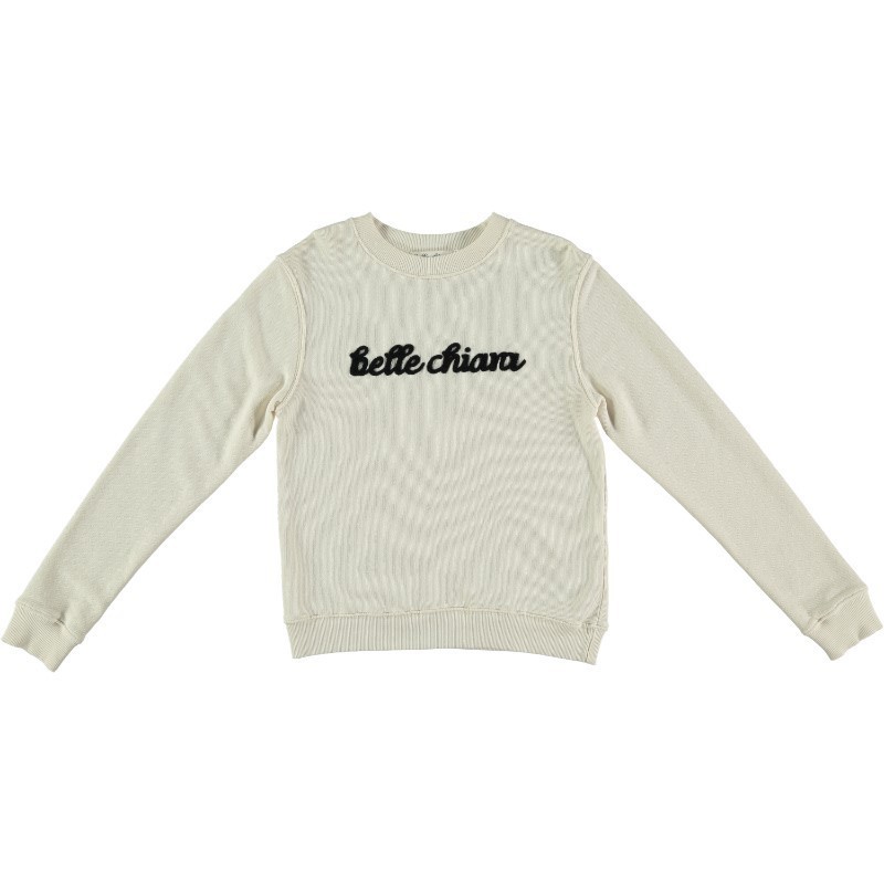 Sweatshirt LOGO Beige