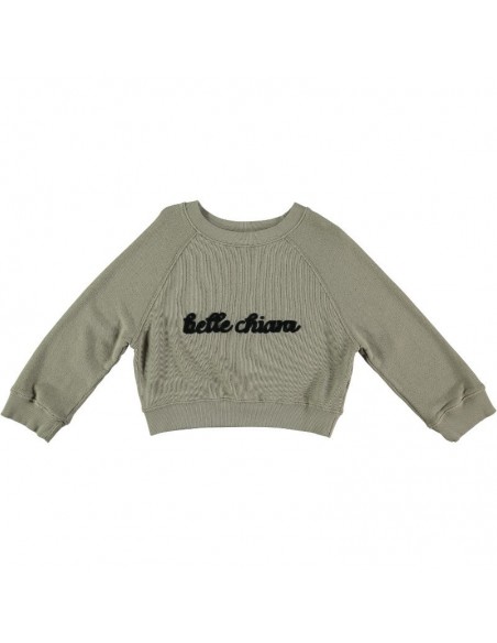 Sweatshirt Short LOGO Natural
