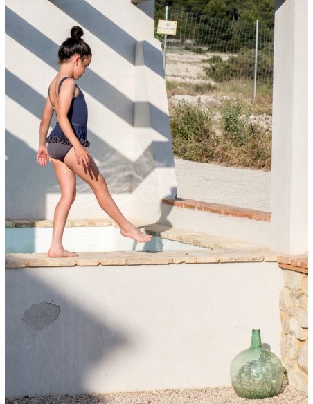 Swimsuit SKIRT Washed Blue