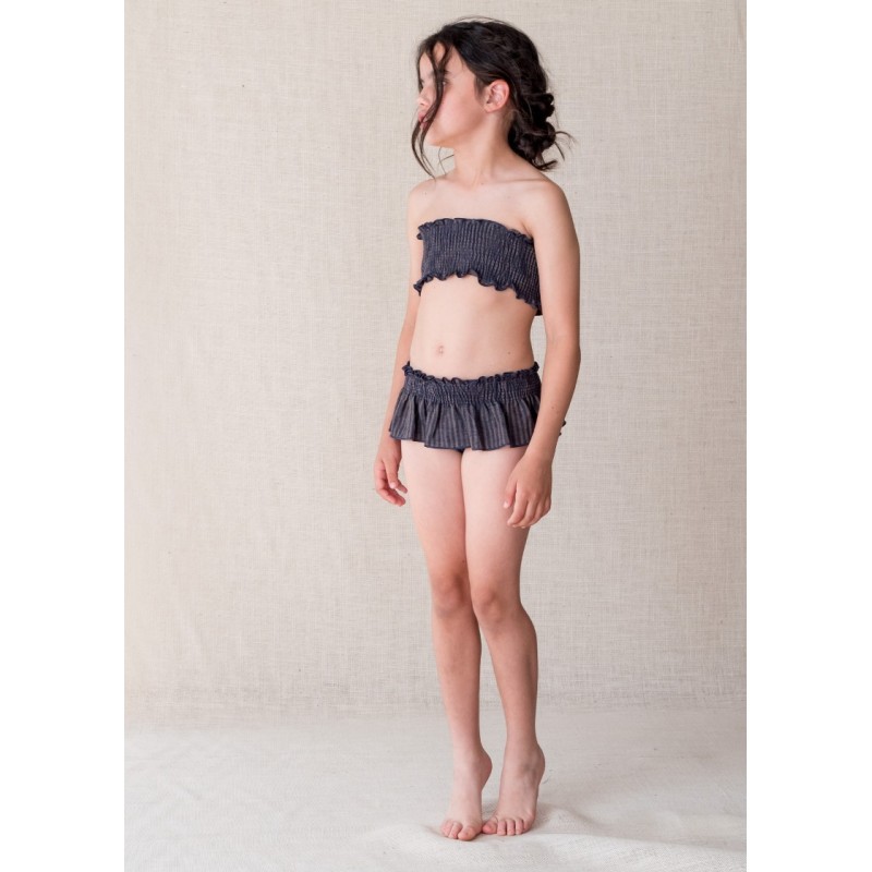 Bikini Set Linen+Lycra STRIPES...