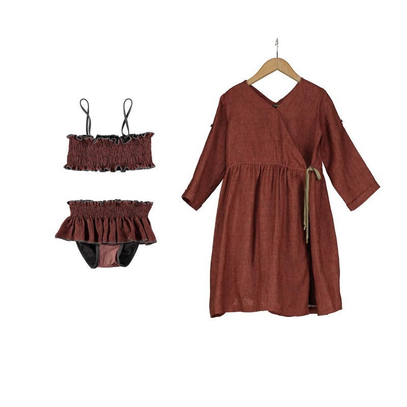 Bikini LINO+LYCRA Caldera/Rosa