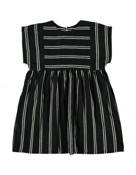 Beachy Dress STRIPES Black