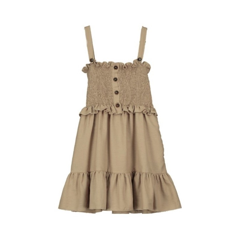 Vestido corto CORPIÑO Rafia