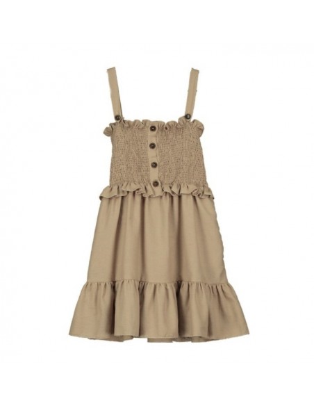 Vestido corto CORPIÑO Rafia