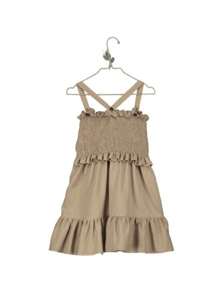 Vestido corto CORPIÑO Rafia