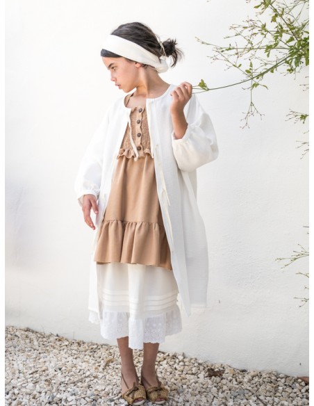 Vestido corto CORPIÑO Rafia