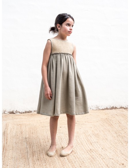 D01-Dress SLEEVELESS CROCHET