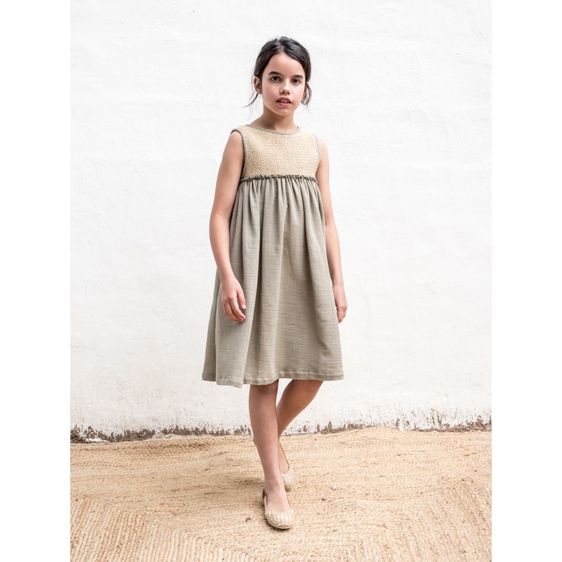 D01-Dress SLEEVELESS CROCHET