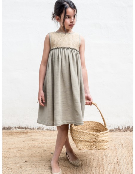 D01-Dress SLEEVELESS CROCHET
