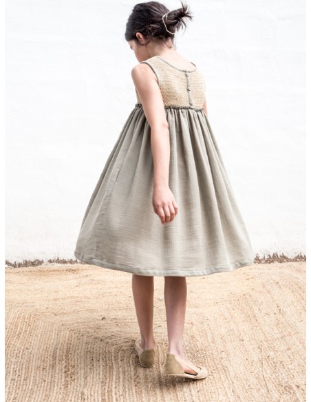 D01-Dress SLEEVELESS CROCHET
