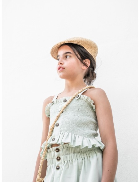Skirt RUFFLE Aquamarine