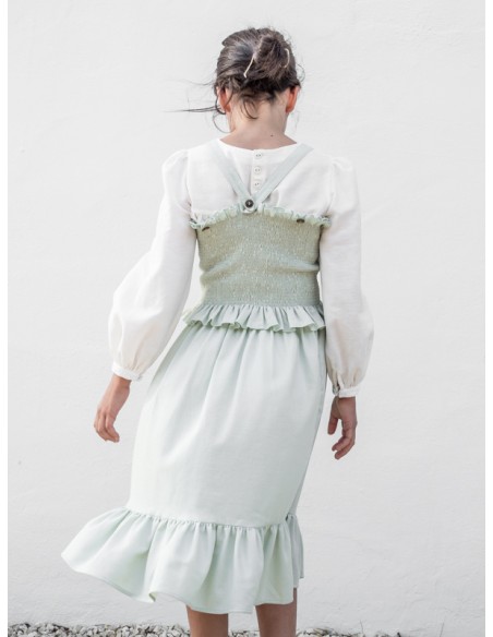 Skirt RUFFLE Aquamarine