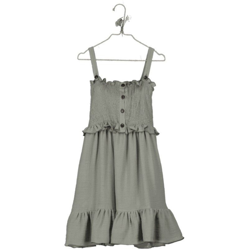 Dress SMOCKED Khaki