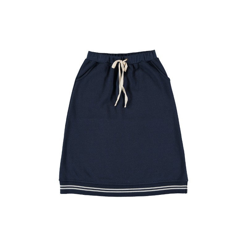 FAF02- Falda MARINERA MIDI FELPA