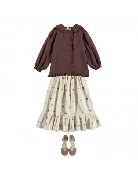Blouse TWO SIDES Burdeos
