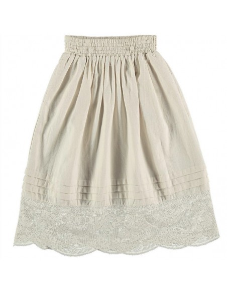 Skirt PETTICOAT BOBBIN LACE Beige