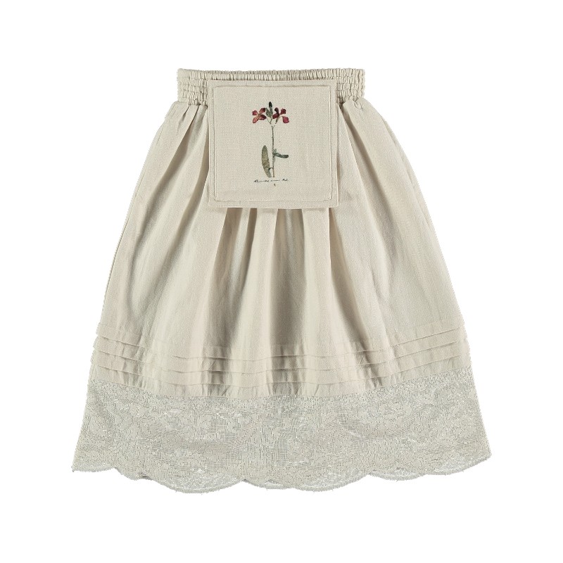 Skirt PETTICOAT BOBBIN LACE Beige