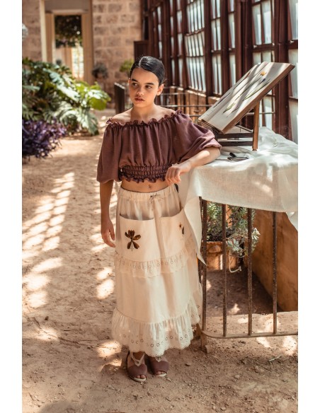 Falda LARGA BOLSILLOS
