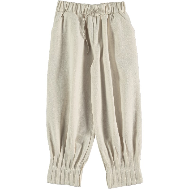 Pant PLEATED DETAILS Beige