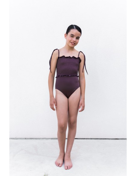 Bañador SMOCK Burgundy