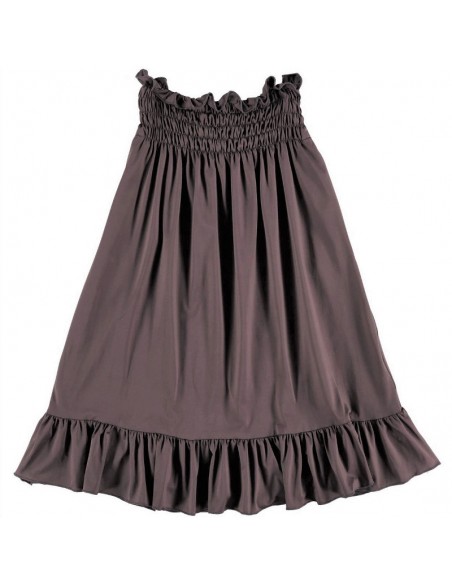Wraparound SKIRT LONG Burgundy
