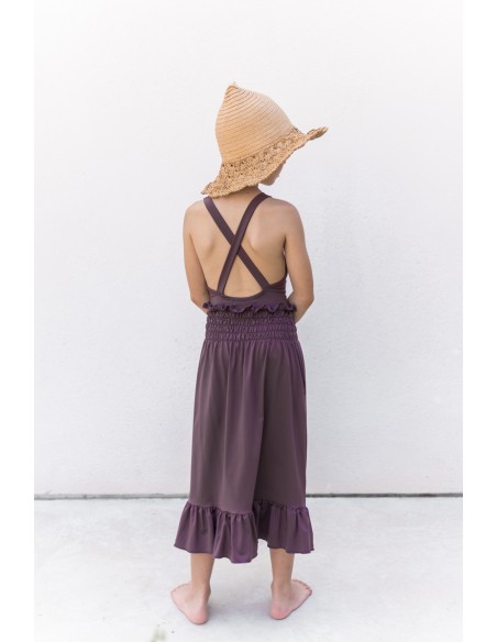 Wraparound SKIRT LONG Burgundy